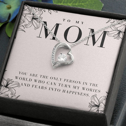 To My Mother you are the only person in the world Forever Love Necklace - StarShineBox -