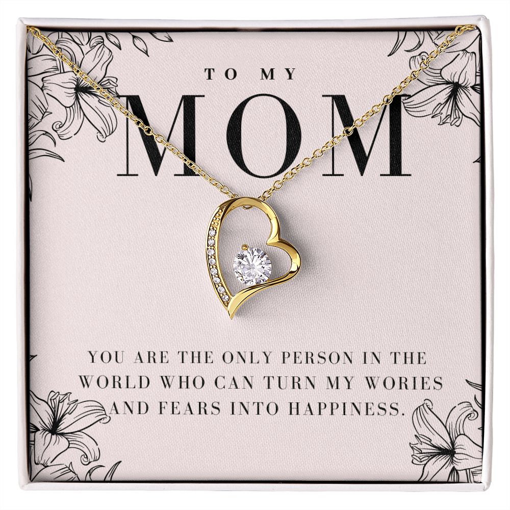 To My Mother you are the only person in the world Forever Love Necklace - StarShineBox -