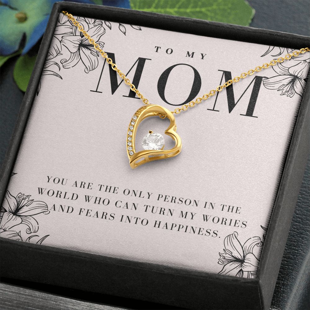 To My Mother you are the only person in the world Forever Love Necklace - StarShineBox -