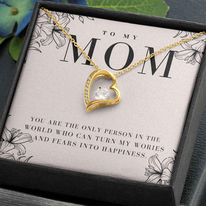 To My Mother you are the only person in the world Forever Love Necklace