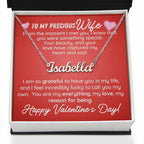 To My Precious Wife From The Moment I Met You, Personalized Name Necklace