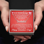 To My Precious Wife From The Moment I Met You, Personalized Name Necklace