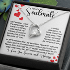 To My Soulmate - Just when I think it's impossible to love you more Forever Love Necklace - StarShineBox -