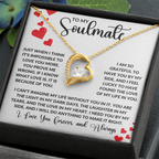 To My Soulmate - Just when I think it's impossible to love you more Forever Love Necklace - StarShineBox -