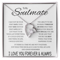 To My Soulmate I may not be your first date, your first kiss or your first love Forever Love Necklace - StarShineBox -