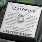 To My Soulmate I may not be your first date, your first kiss or your first love Forever Love Necklace - StarShineBox -