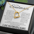 To My Soulmate I may not be your first date, your first kiss or your first love Forever Love Necklace - StarShineBox -
