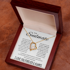 To My Soulmate I may not be your first date, your first kiss or your first love Forever Love Necklace - StarShineBox -