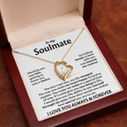 To My Soulmate Meeting You Was Fate Forever Love Necklace - Starshine Box 