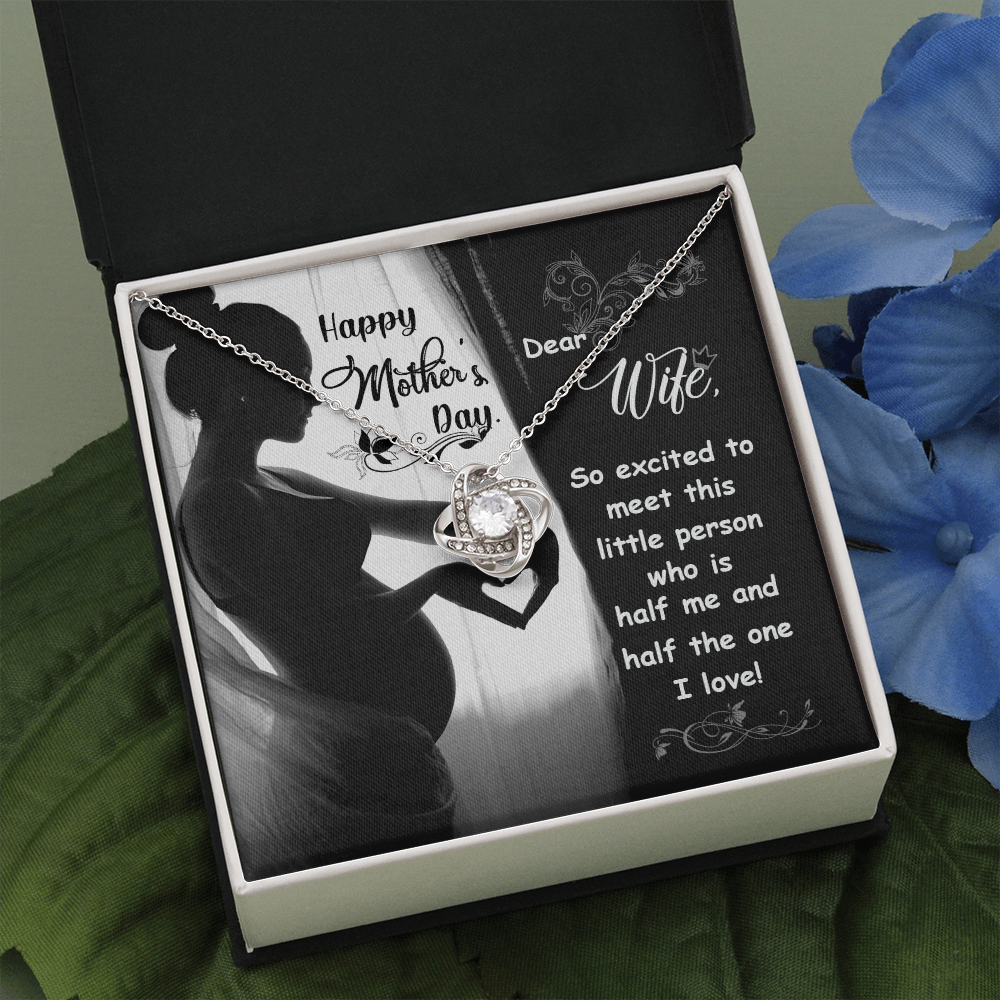To My Wife - Little Person The Love Knot Necklace - Starshine Box 