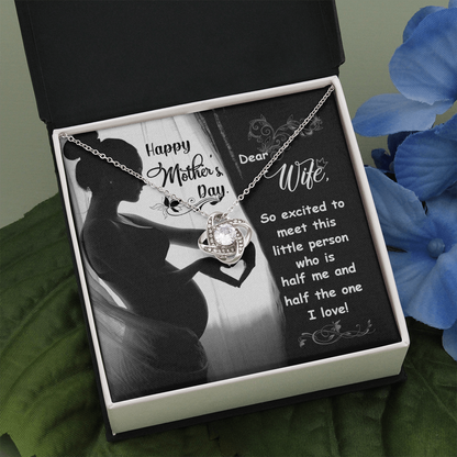To My Wife - Little Person The Love Knot Necklace - Starshine Box 