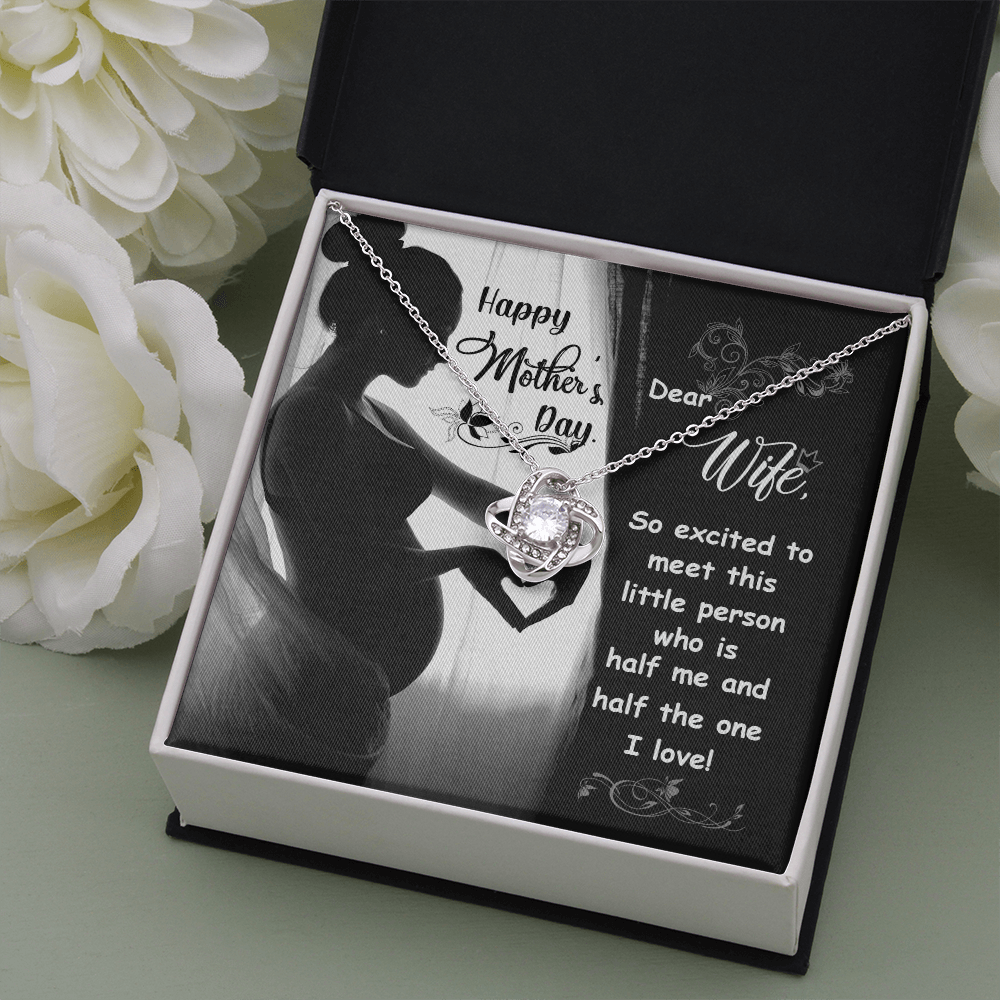 To My Wife - Little Person The Love Knot Necklace - Starshine Box 