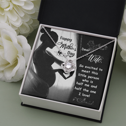 To My Wife - Little Person The Love Knot Necklace - Starshine Box 