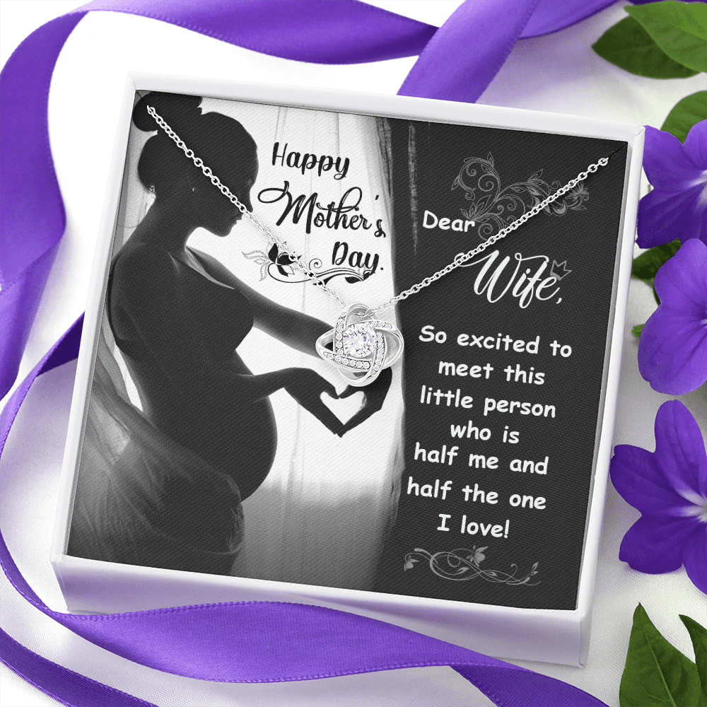 To My Wife - Little Person The Love Knot Necklace - Starshine Box 