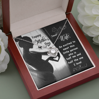 To My Wife - Little Person The Love Knot Necklace - Starshine Box 