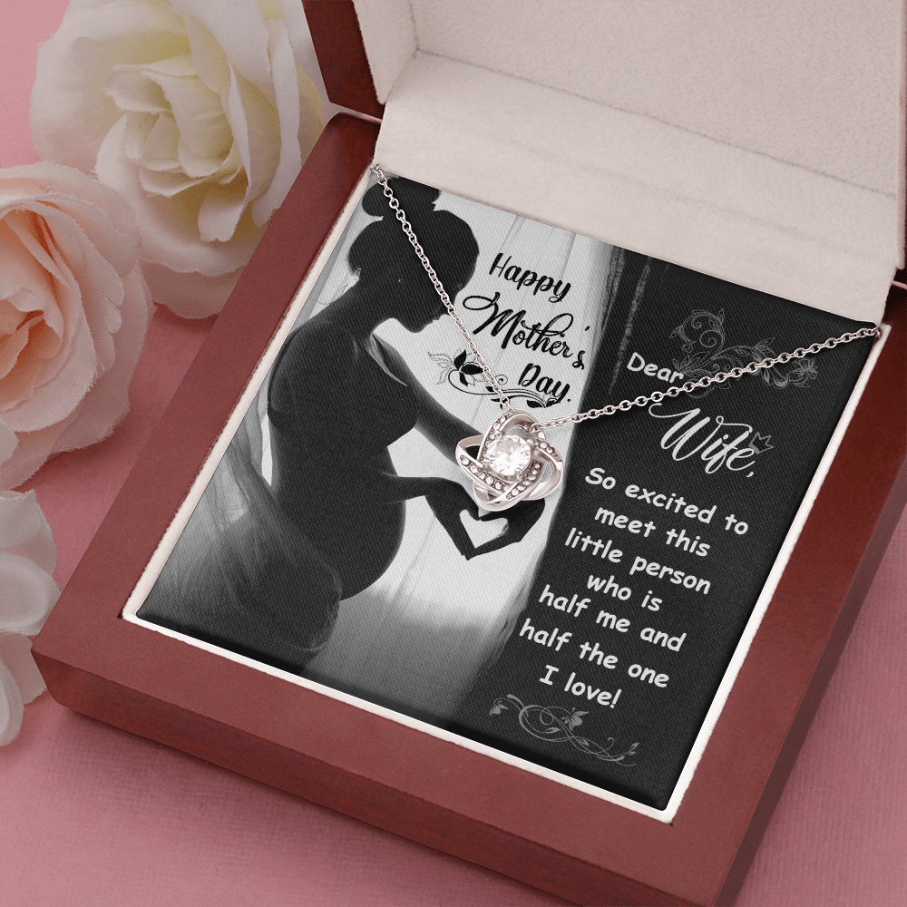 To My Wife - Little Person The Love Knot Necklace - Starshine Box 