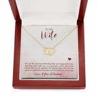To My Wife - You are the most beautiful Heart Lock Necklace - Starshine Box 