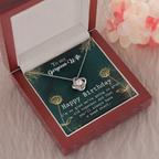 To My Wife Happy Birthday Flowers - The Love Knot Necklace - Starshine Box 