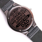 To my dad-  you were my first friend  Wooden Watch - Starshine Box 