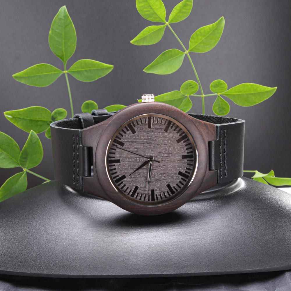 To my dad-  you were my first friend  Wooden Watch - Starshine Box 