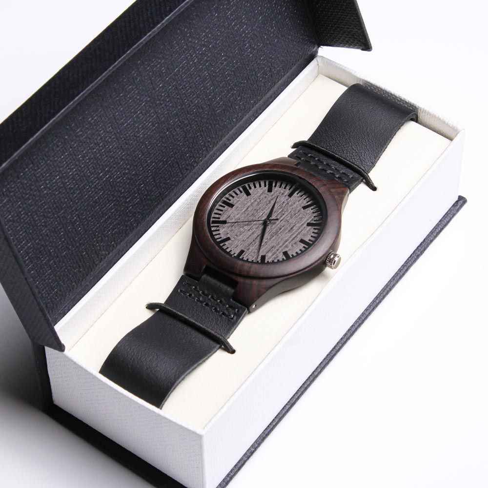 To my dad-  you were my first friend  Wooden Watch - Starshine Box 