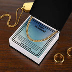 To my husband- you're my soul Cuban Link Chain