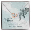 To my mom- you're the most beautiful Interlocking Hearts Necklace