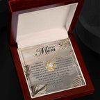 To my mom - there are no words good enough to express how much I love you Love Knot Necklace