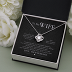 To my wife- I promise The Love Knot Necklace - Starshine Box 