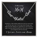To My Loving Mom - Multiple Name Necklace