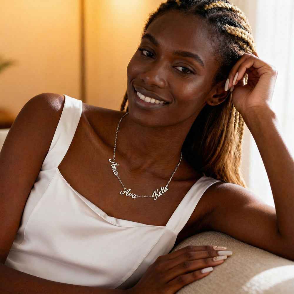To My Loving Mom - Multiple Name Necklace