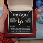 To My Love I'm Sorry There Are No Words Strong Enough Forever Love Necklace