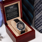 To My Handsome Man From The Moment You Walked Into My Life Men's Openwork Watch