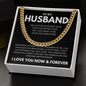 To My Husband - I May Not Be Your Fist Kiss Cuban Link Chain Necklace