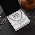 Promise Necklace Cuban Link Chain
