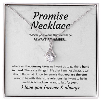 Promise Necklace For Her Alluring Beauty Necklace
