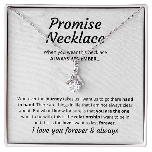 Promise Necklace For Her Alluring Beauty Necklace
