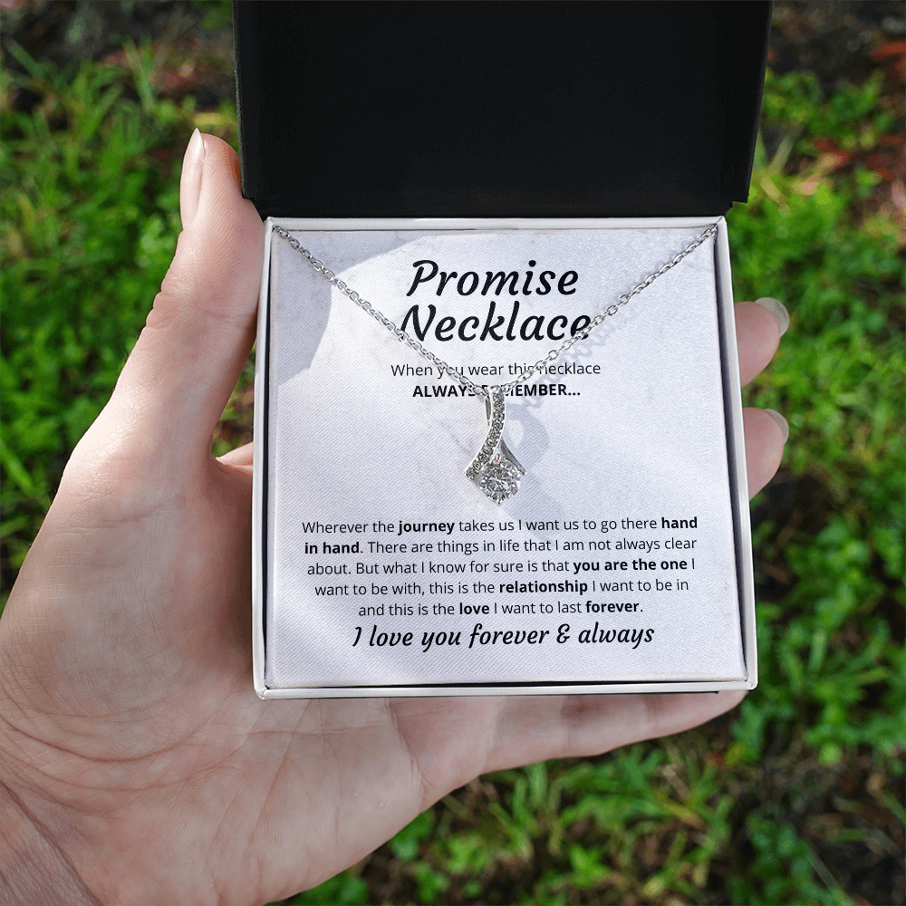 Promise Necklace For Her Alluring Beauty Necklace