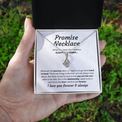 Promise Necklace For Her Alluring Beauty Necklace