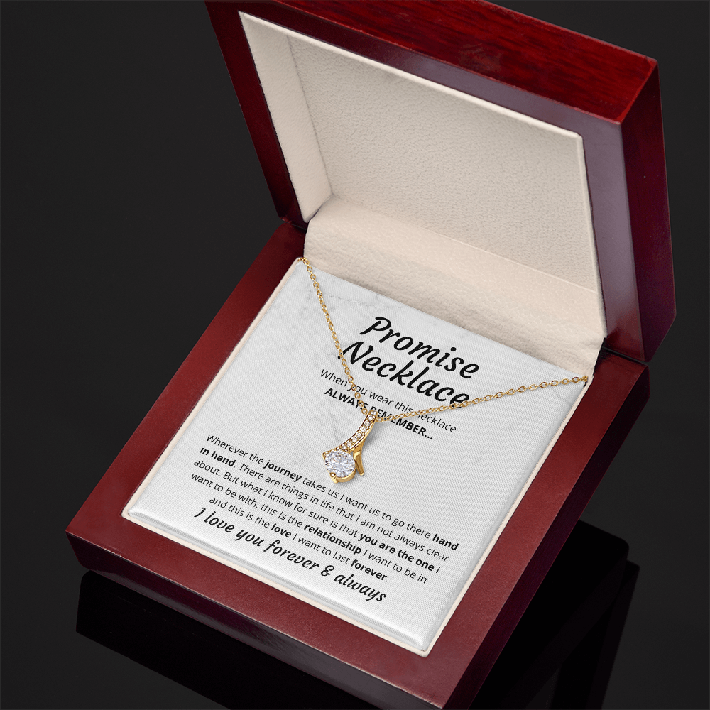 Promise Necklace For Her Alluring Beauty Necklace