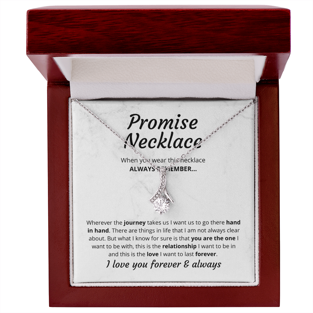 Promise Necklace For Her Alluring Beauty Necklace