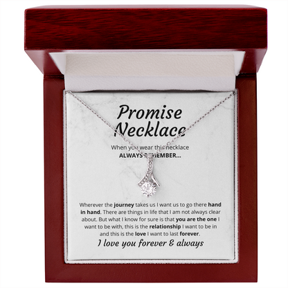 Promise Necklace For Her Alluring Beauty Necklace