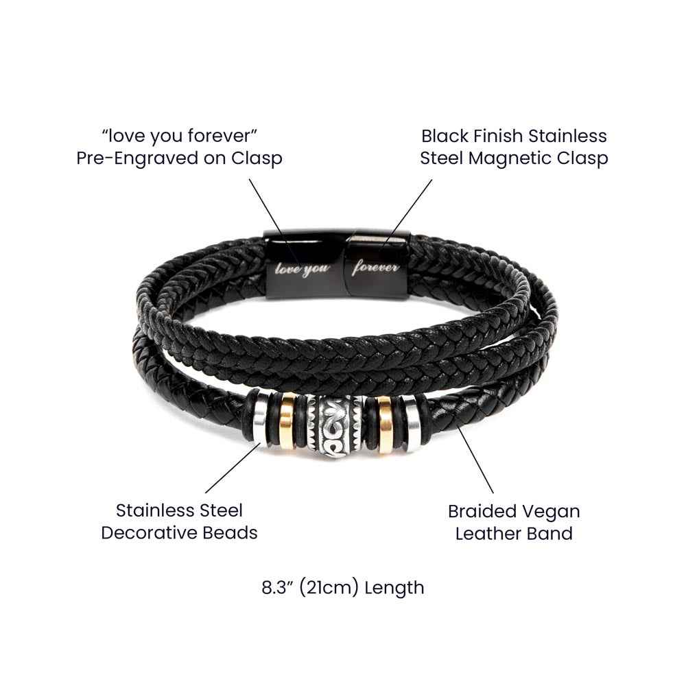To My Handsome Man From The Moment You Walked Into My Life Love You Forever Bracelet